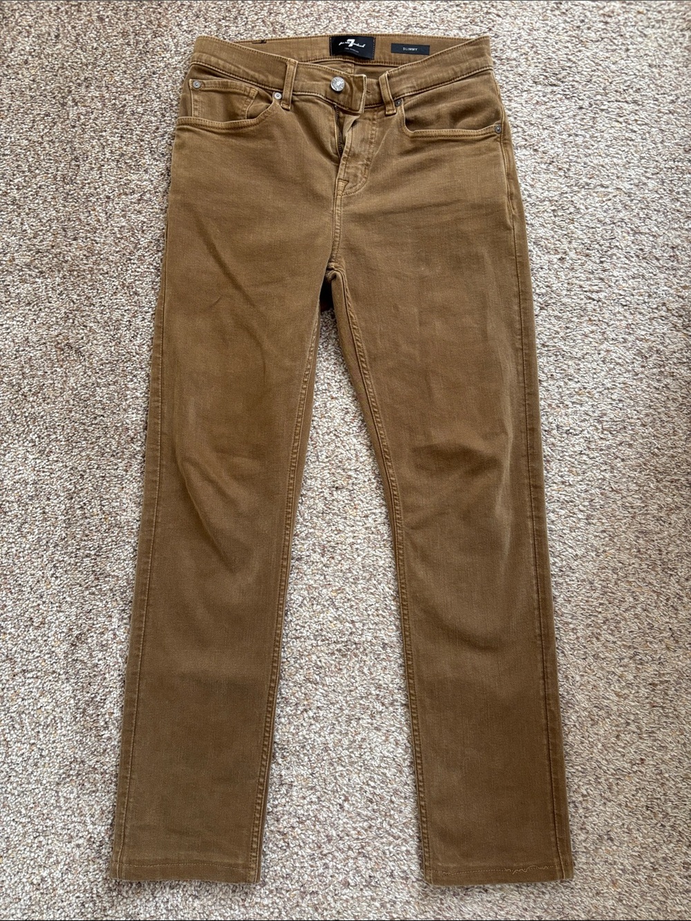 7 For All Mankind Men's Corduroy Pants in Brown